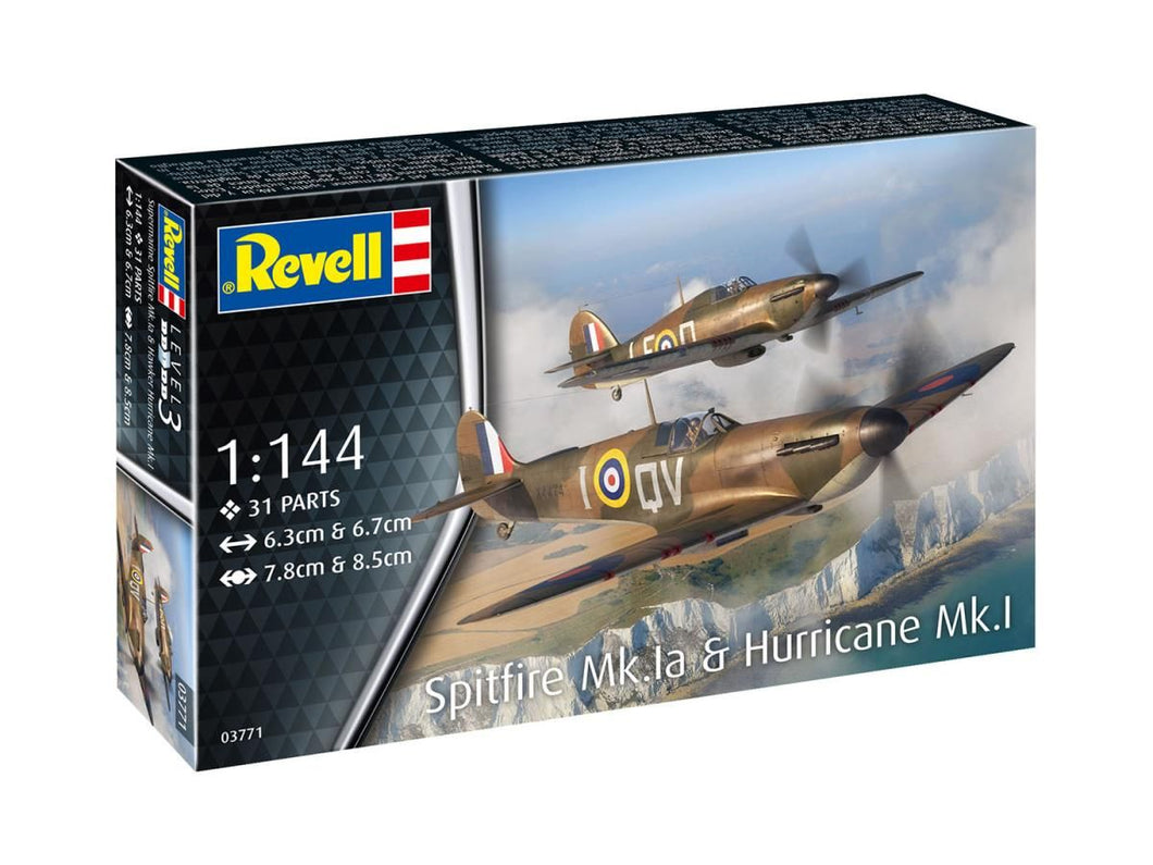 *British Spitfire Mk/1a & Hurricane Mk1 Starter Kit (1:144)