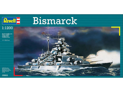 *German Battleship Bismarck Starter Kit (1:1200 Scale)