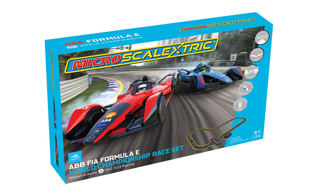 Micro Scalextric Formula E World Championship - Battery Powered Race Set - G1179M