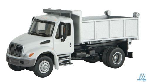 International 4300 Single Axle Dump Truck White/Railroad MOW