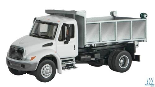 International 4300 Single Axle Dump Truck White/Utility Co.
