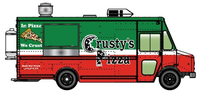 #P# Morgan Olson Route Star Van Crusty's Pizza