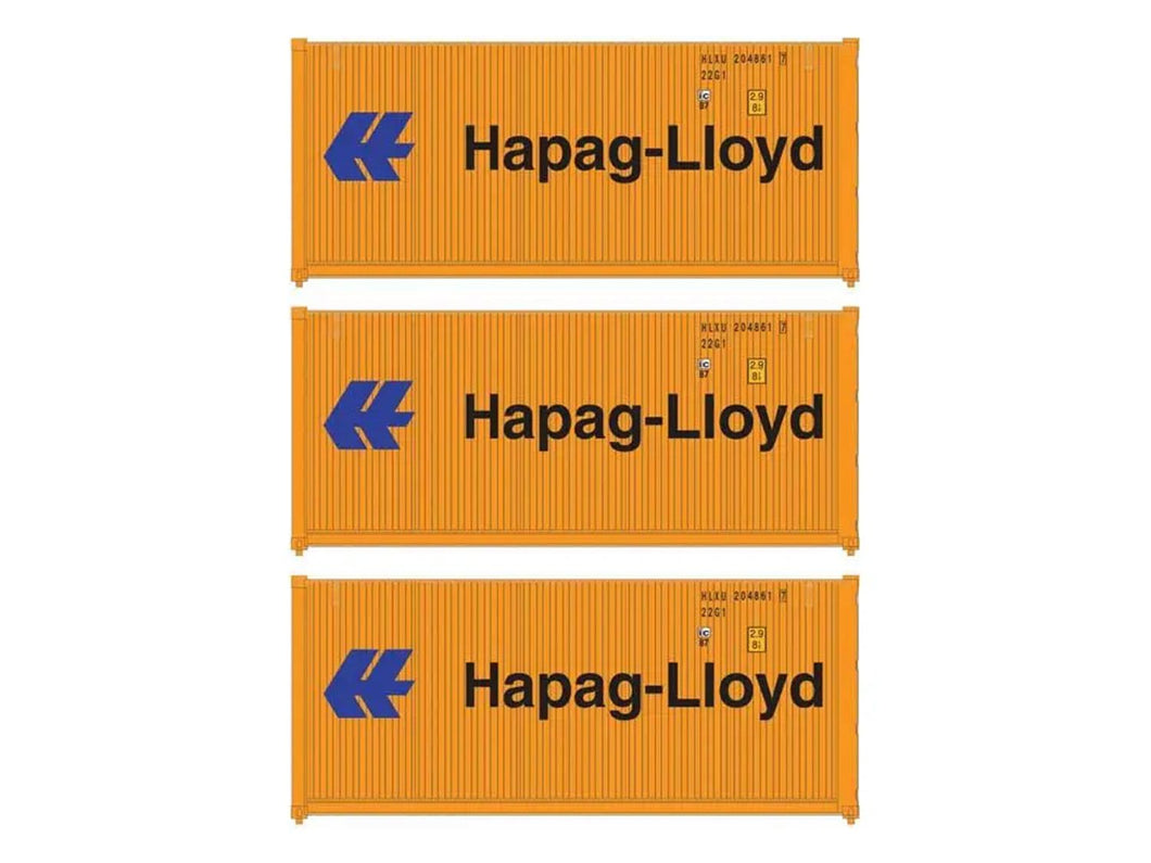 20' Corrugated Container Set (3) Hapag-Lloyd
