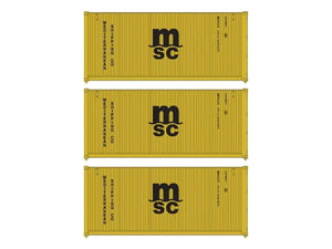 20' Corrugated Container Set (3) MSC
