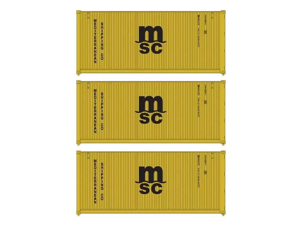 20' Corrugated Container Set (3) MSC