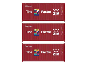 20' Corrugated Container Set (3) ZIM