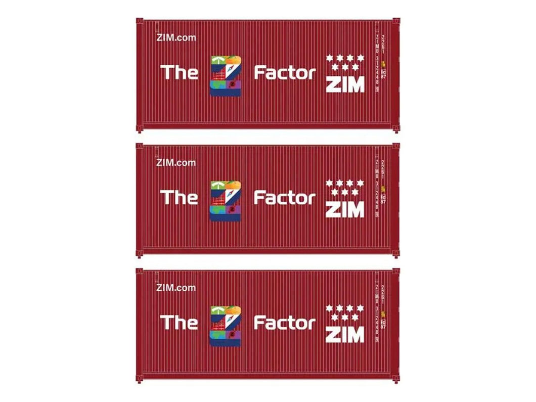 20' Corrugated Container Set (3) ZIM
