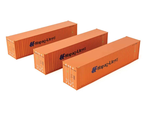 40' Hi Cube F/Roof Corrugated Container Set(3) Hapag-Lloyd