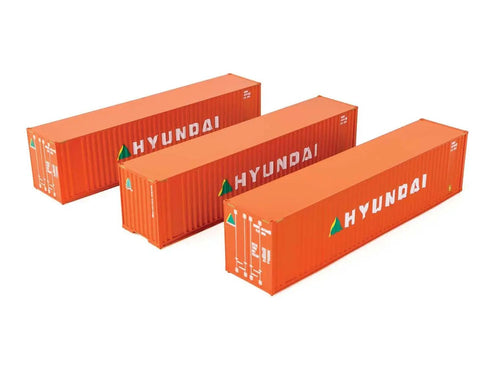 40' Hi Cube F/Roof Corrugated Container Set (3) Hyundai