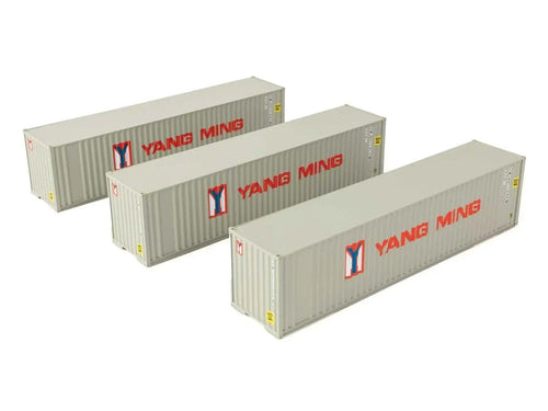 40' Hi Cube F/Roof Corrugated Container Set (3) Yang Ming