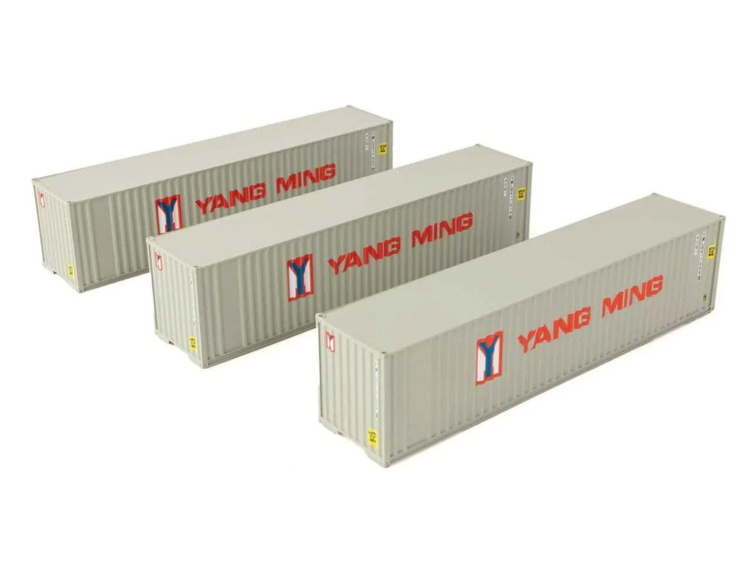40' Hi Cube F/Roof Corrugated Container Set (3) Yang Ming