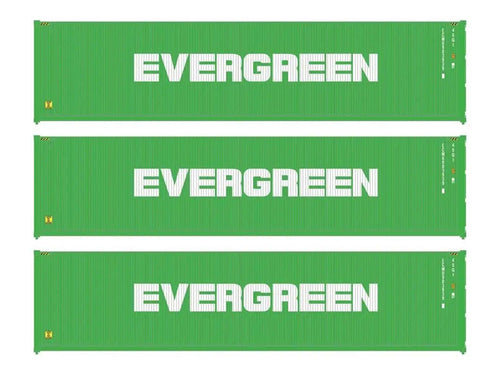 40' Hi Cube Corrugated Container Set (3) Evergreen