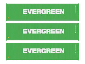 40' Hi Cube Corrugated Container Set (3) Evergreen