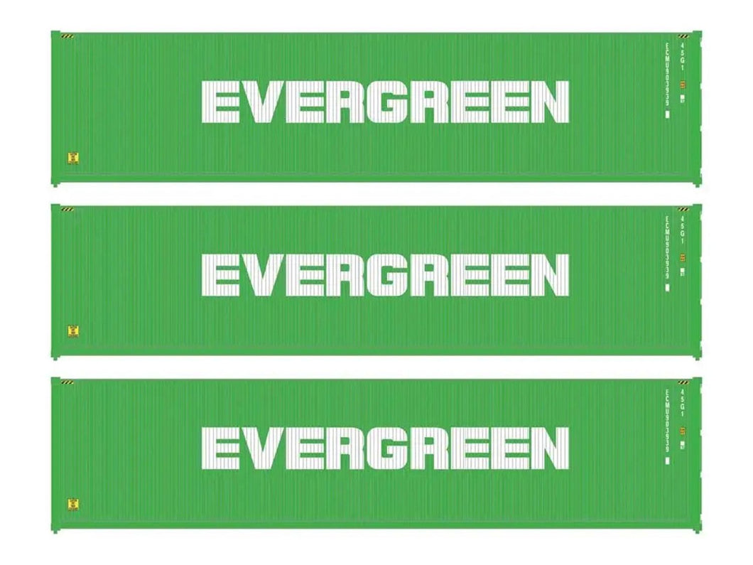 40' Hi Cube Corrugated Container Set (3) Evergreen