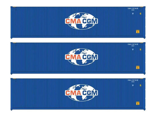 40' Hi Cube Corrugated Container Set (3) CMA-CGM