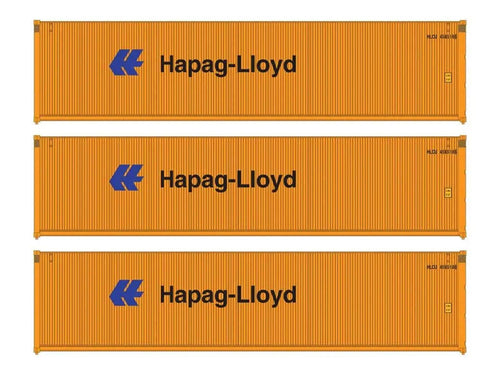 40' Hi Cube Corrugated Container Set (3) Hapag-Lloyd