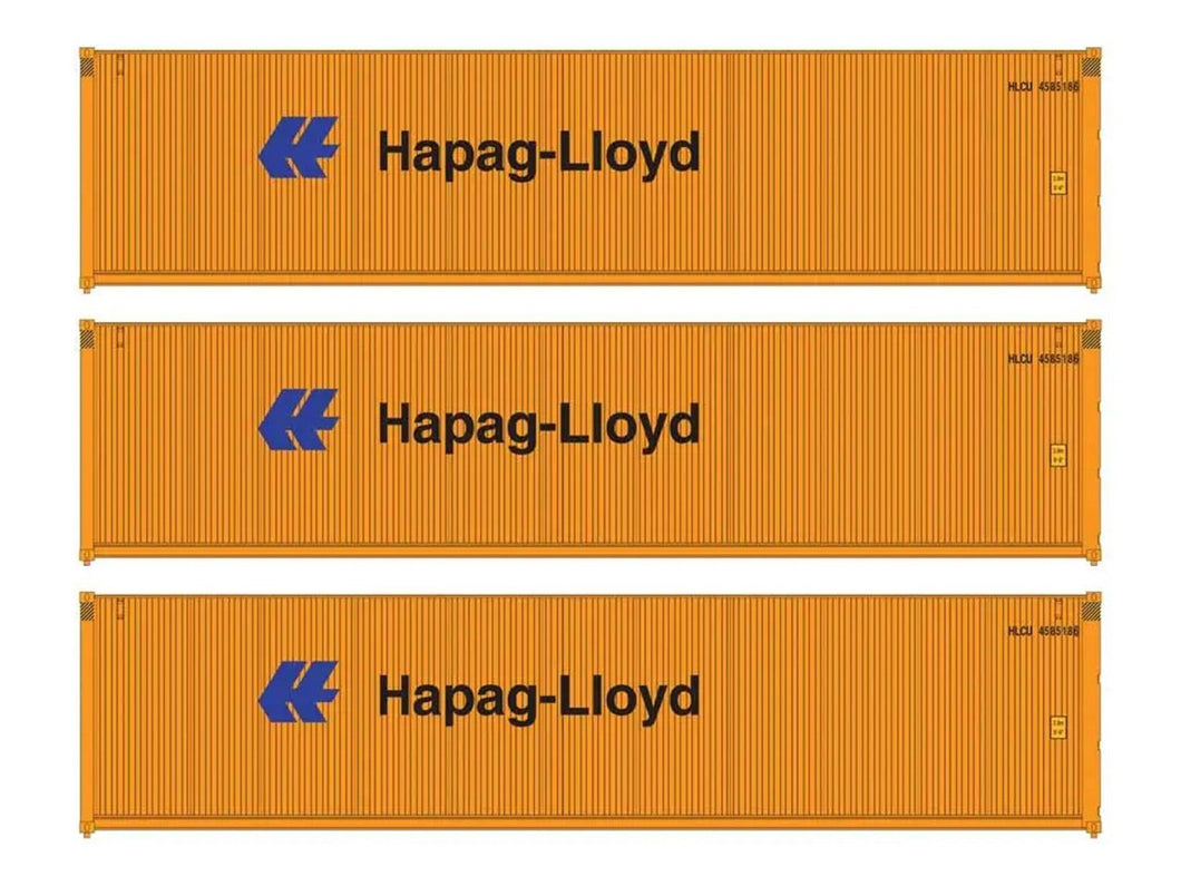 40' Hi Cube Corrugated Container Set (3) Hapag-Lloyd