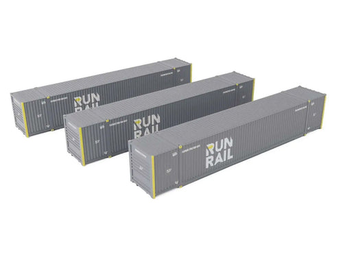 53' Corrugated Container Set (3) Rail Run
