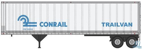 40' 1970s Trailmobile Dry Vans Conrail (2)
