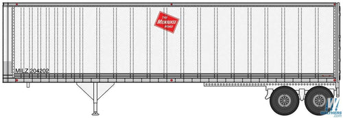 40' Trailmobile Trailer Set (2) Milwaukee Road