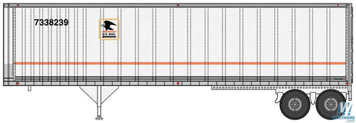 40' Trailmobile Trailer Set (2) US Postal Service