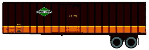 40' Flexi-Van Trailer 2 Pack Illinois Central