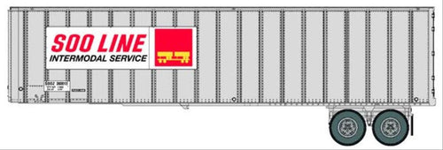 40' Flexi-Van Trailer 2 Pack Soo Line