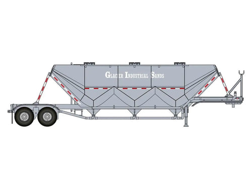 Transload Facility Dry Bulk Trailer Glacier Ind. Sands