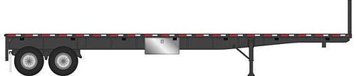 Flatbed Trailer Twin Pack Black