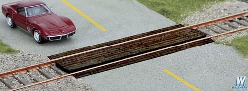 Double Wood Grade Crossing Kit