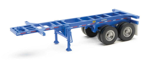 20' Container Chassis Twin Set Blue