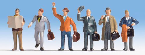 Business Travellers (6) Figure Set