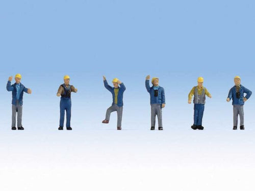 1960s & 1970s Yard Crew (6) Figure Set