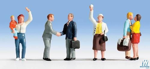 Travellers Saying Farewell (6) Figure Set