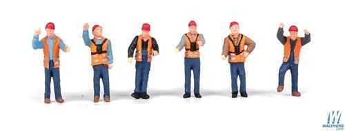 Railroad Yard Crew (6) Figure Set