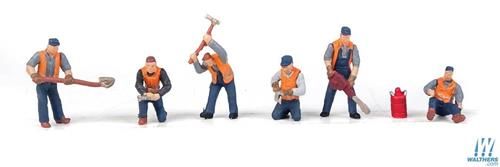 Railroad Track Workers (6) Figure Set