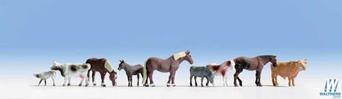 Large Farm Animals (9) Figure Set