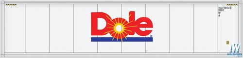 40' Hi-Cube Smooth Side Reefer Container Dole