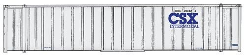 48' Ribside Exterior Post Container CSX