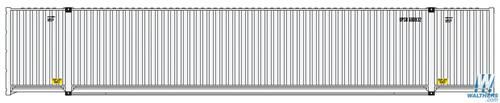 53' Corrugated Side Container UPS Modern Shield Logo