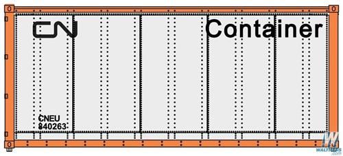 20' Smooth Side Container Canadian National