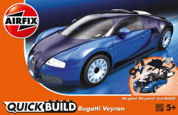 J6008 QUICKBUILD Bugatti 16.4 Veyron blue/black