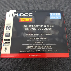 HM7000-8TXS: Bluetooth & DCC Sound Decoder (8-pin) - Hornby R7336 - New for 2023