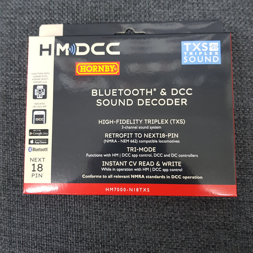 HM7000-N18TXS: Bluetooth & DCC Sound Decoder (Next18-pin) - Hornby R7345