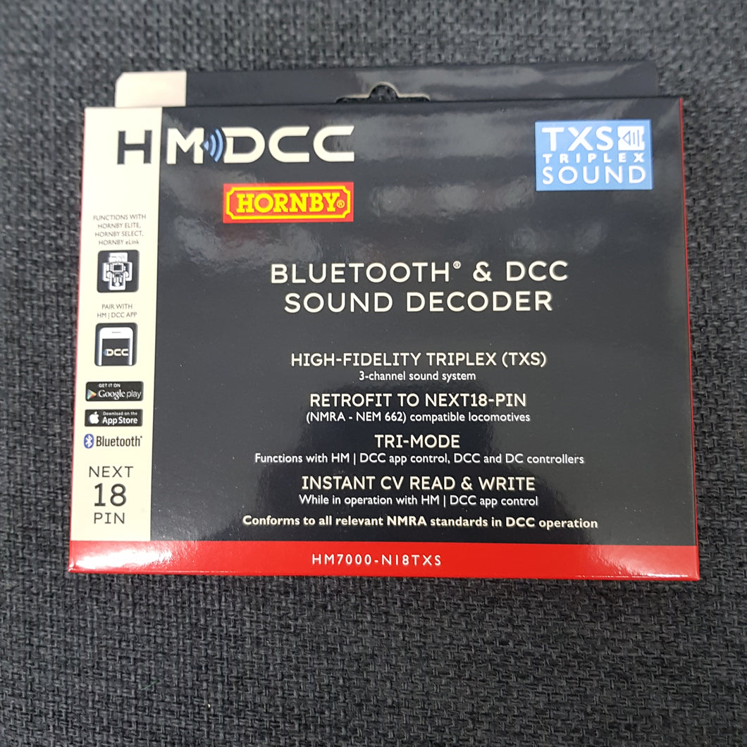 HM7000-N18TXS: Bluetooth & DCC Sound Decoder (Next18-pin) - Hornby R7345 - New for 2023