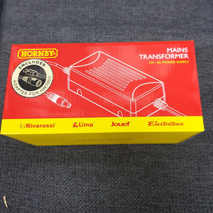 15V~4 Amp Transformer (UK) + 15V Power Supply Adapter Bundle - Hornby R7337