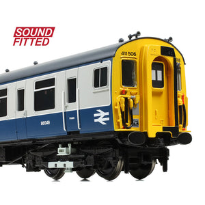 Class 411 4-CEP 4-Car EMU (Refurbished) 411506 BR Blue & Grey - Bachmann -31-421SF - Scale OO