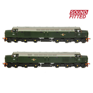 Class 40 Centre Headcode D345 BR Green (Small Yellow Panels) - Bachmann -32-491 - Scale OO