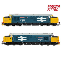 Load image into Gallery viewer, Class 37/0 Centre Headcode 37260 &#39;Radio Highland&#39; BR Blue (Large Logo) - Bachmann -35-309SF - Scale OO
