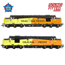 Load image into Gallery viewer, Class 37/0 Centre Headcode 37175 Colas Rail - Bachmann -35-310SFX - Scale OO
